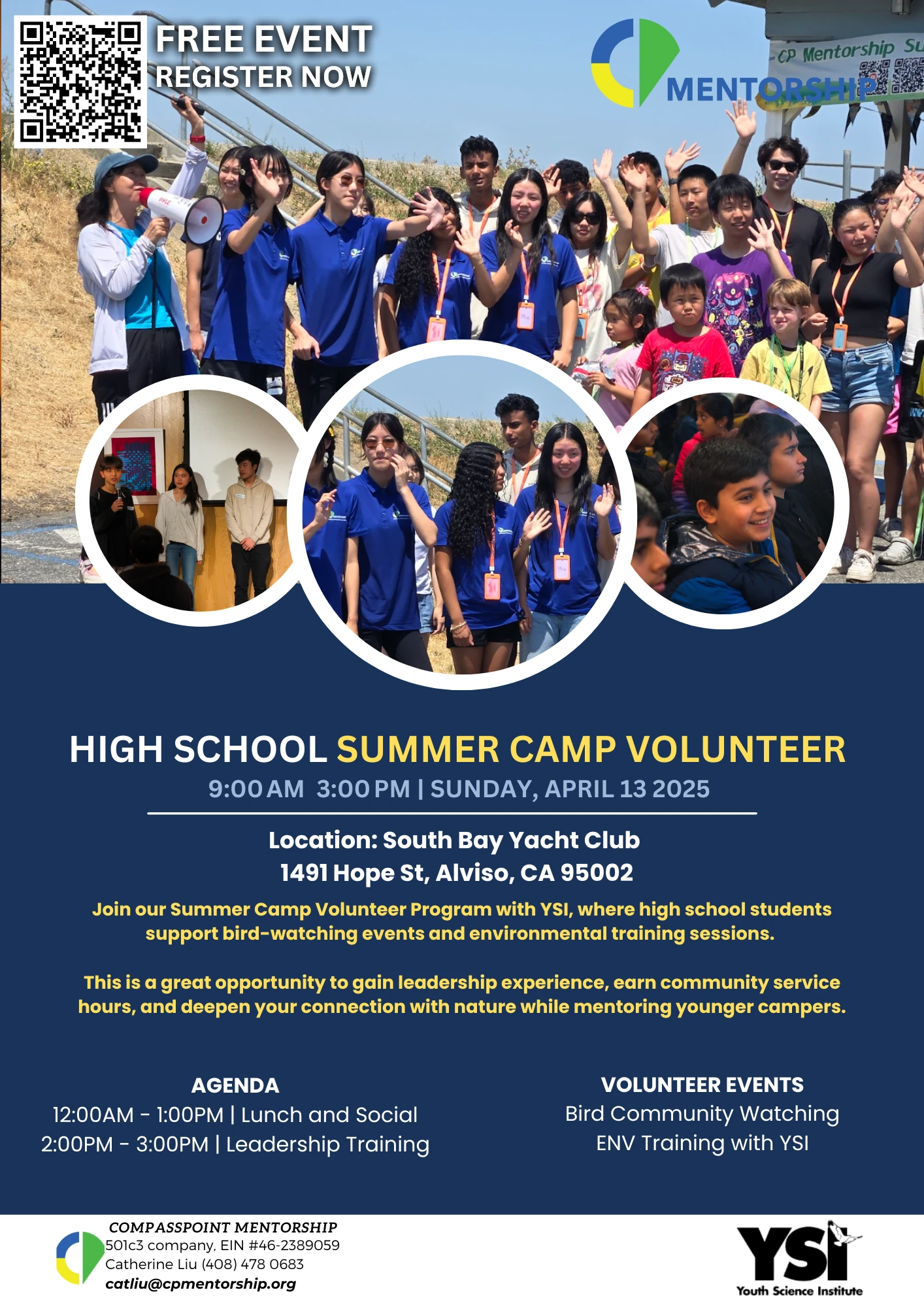 High School Summer Camp Volunteer