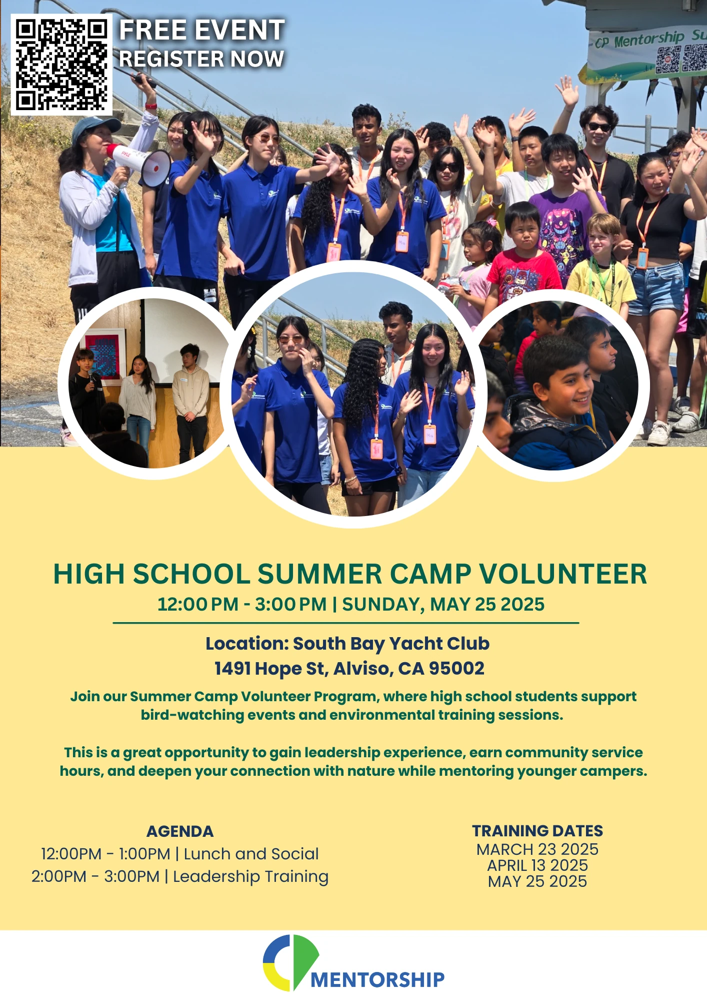 High School Summer Camp Volunteer