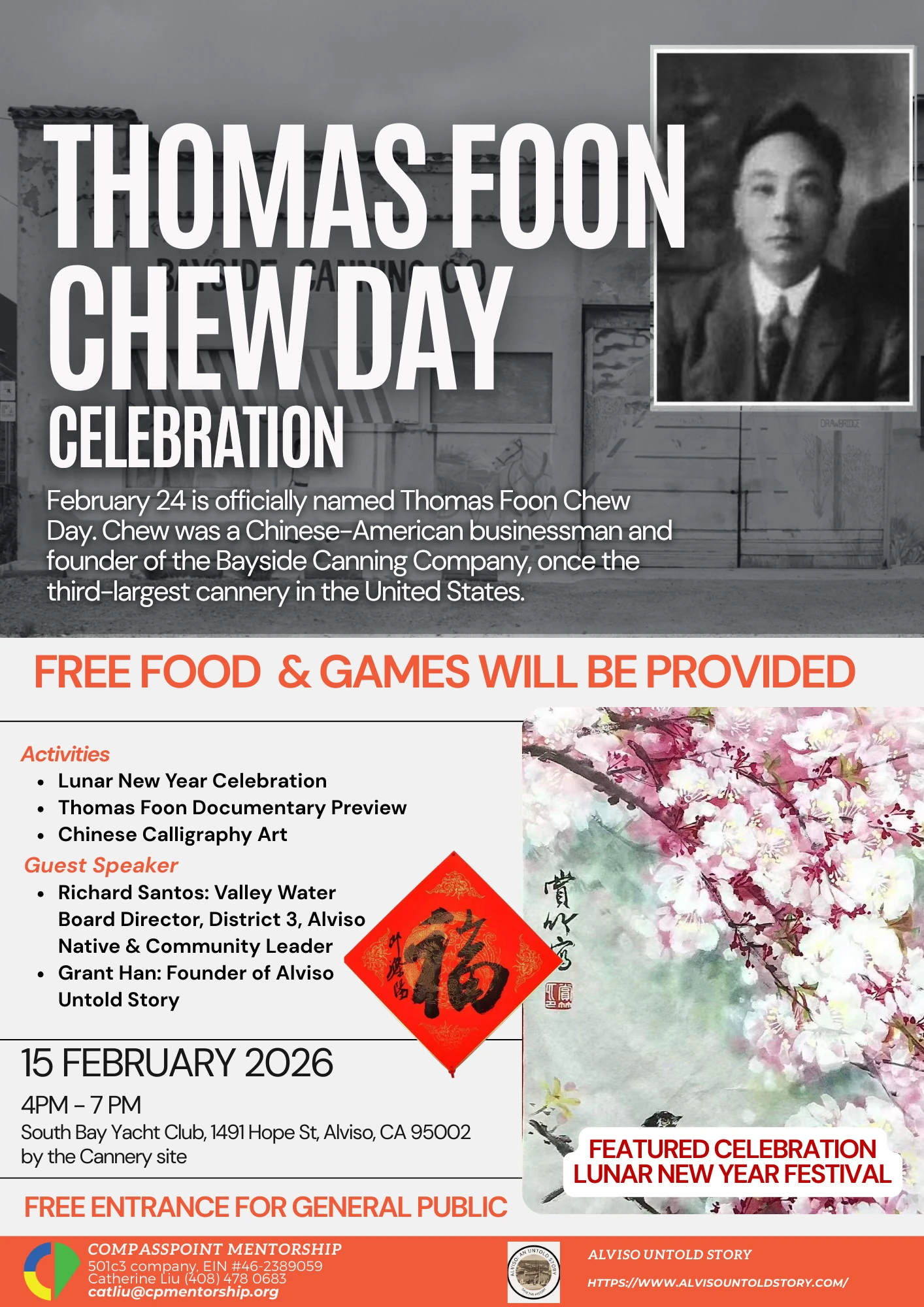 Thomas Foon Chew Day & Chinese New Year Celebration