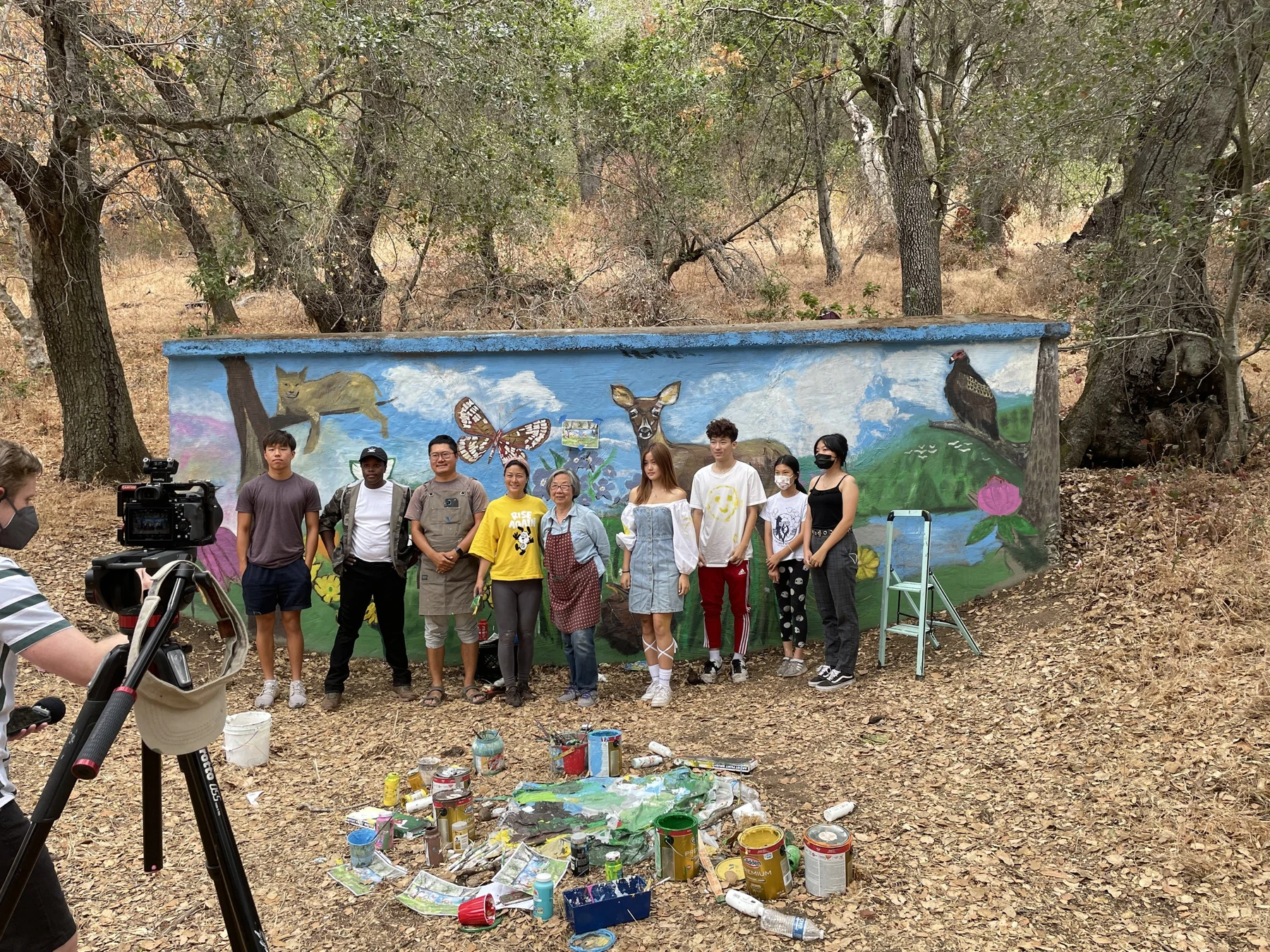 Stevens Creek Park Mural Ribbon Cutting